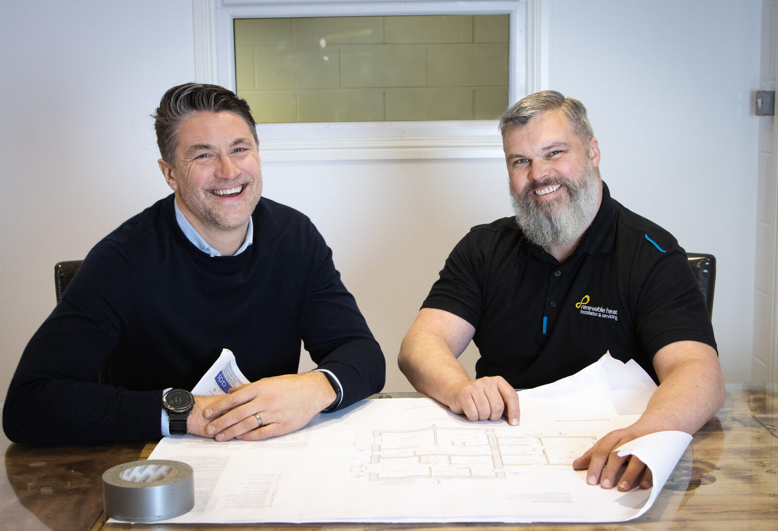 Renewable Heat specialists planning a heat pump installation